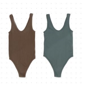 LIMITLESS CONTOUR COLLECTION BODYSUIT DARK MINK & BLUE/GRAY
